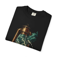 Storm Lantern Tee folded front print detail