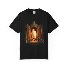 Kiln Door Tee large front print on a Black Comfort Colors 1717 tee