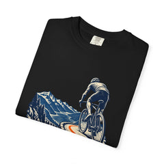 Breakaway Rider Tee folded front print detail