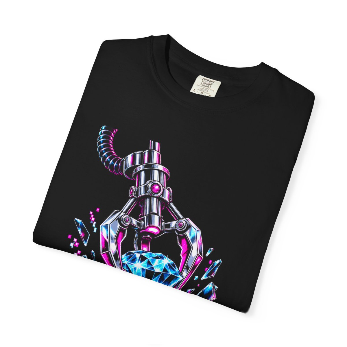 Diamond Claw Tee folded front print detail