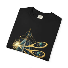 Solar Prism Tee folded front print detail