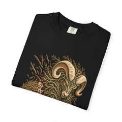 Tumbleweed Rising Tee folded front print detail