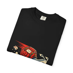Snail Express Tee folded front print detail