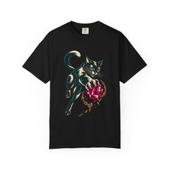 Gem Claw Tee large front print on a Black Comfort Colors 1717 tee