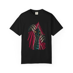 Velvet Tear Tee large front print on a Black Comfort Colors 1717 tee