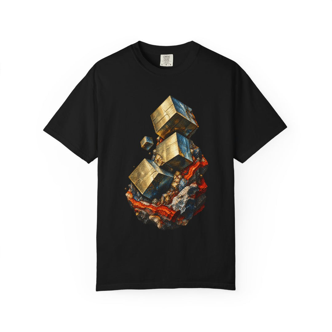 Cubic Uprising Pyrite Front Print Tee