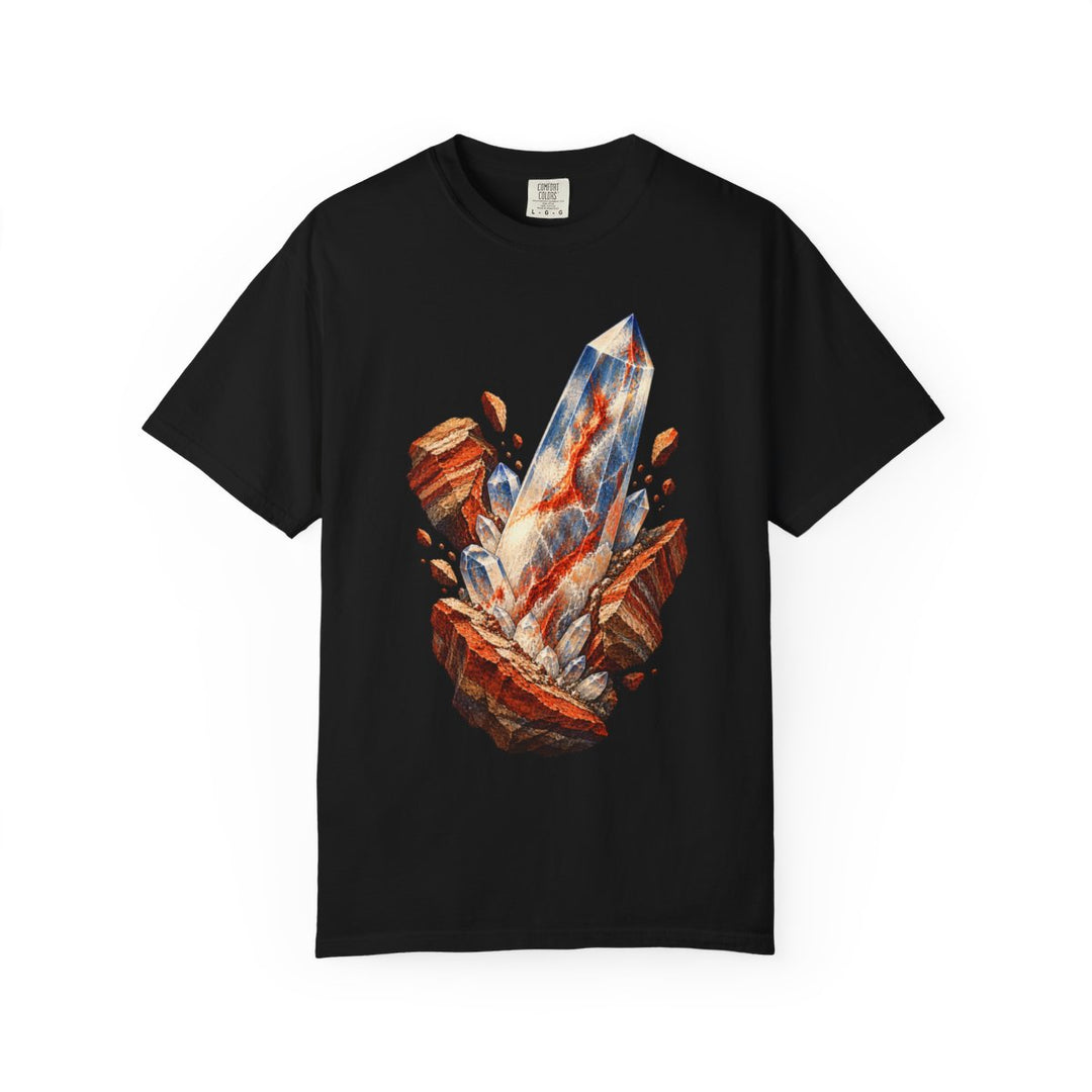 Faultline Crown Quartz Front Print Tee