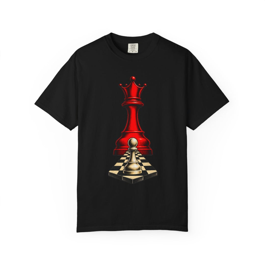 Small Piece Long Shadow Pawn Front Print Tee