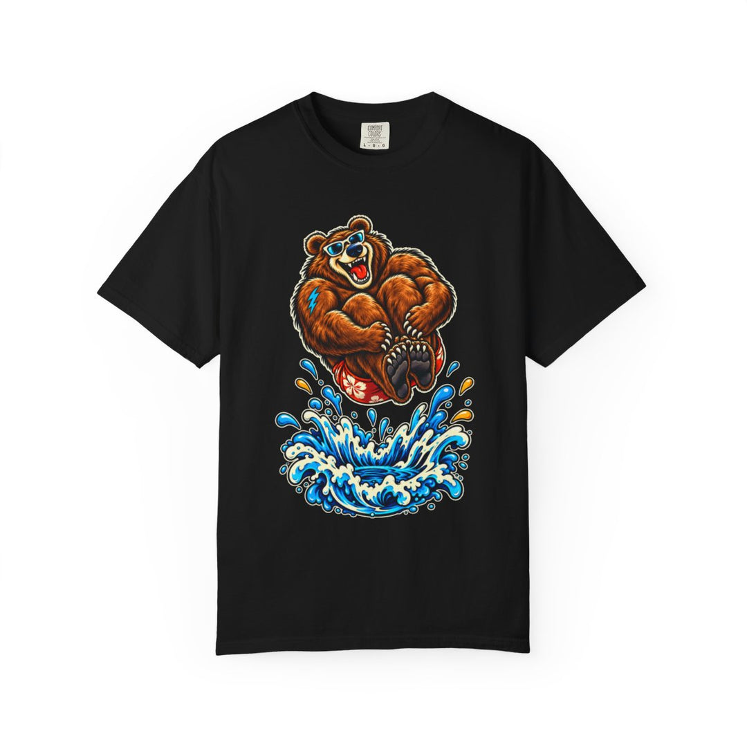 Motel Cannonball Bear Front Print Tee