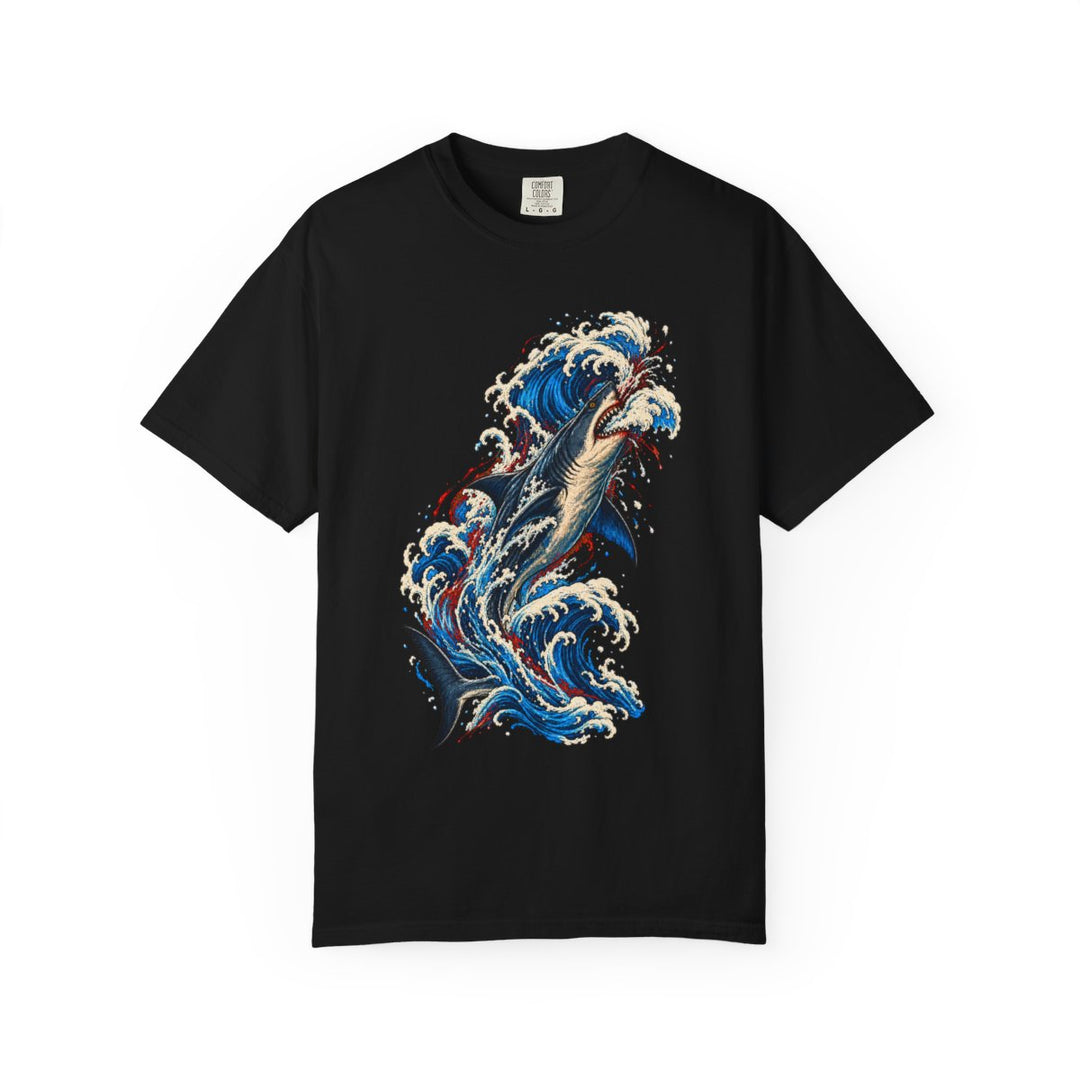 Rogue Wave Hunter Shark Front Print Tee