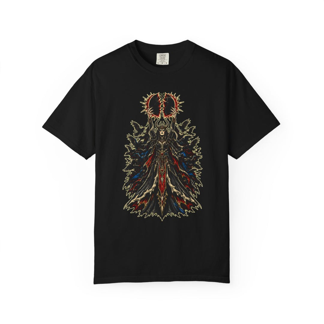 Black Sun Matriarch Front Print Tee