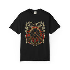 Witch's Eclipse Front Print Tee large front print on a Black Comfort Colors 1717 tee