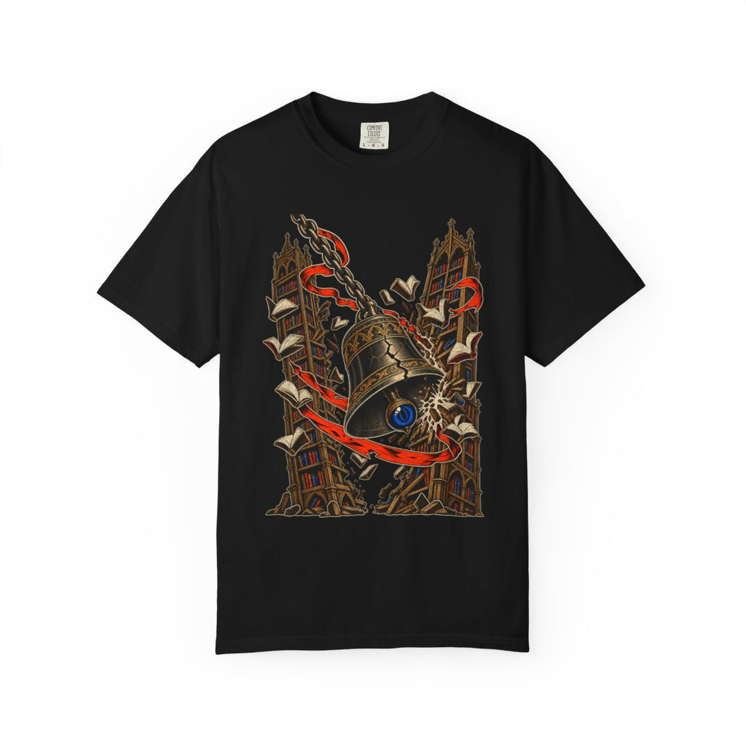 Bell Between the Stacks Front Print Tee