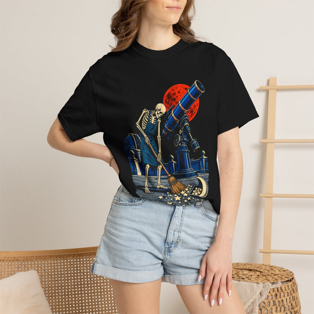 Closing-Time Astronomer Front Print Tee