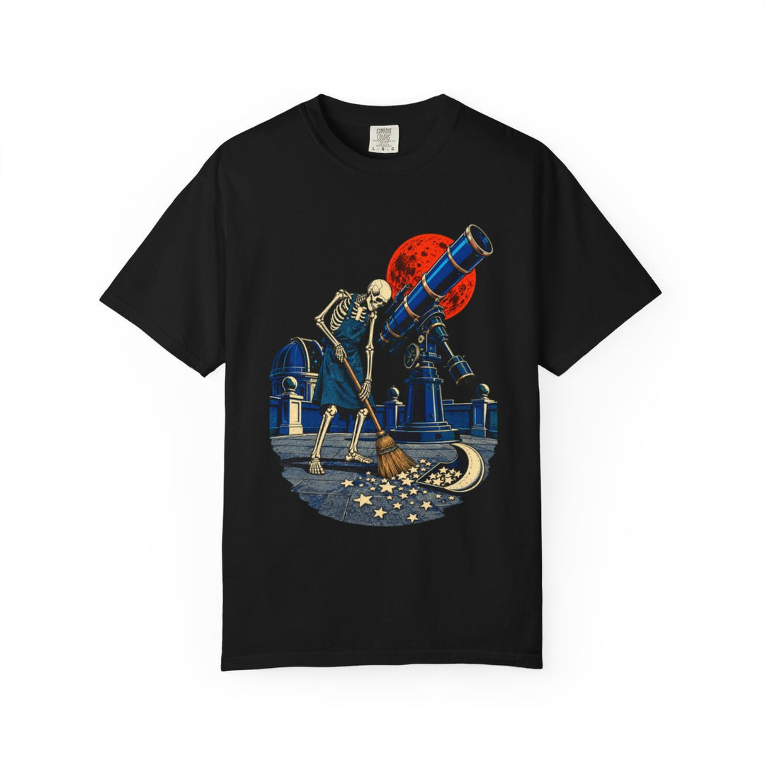Closing-Time Astronomer Front Print Tee