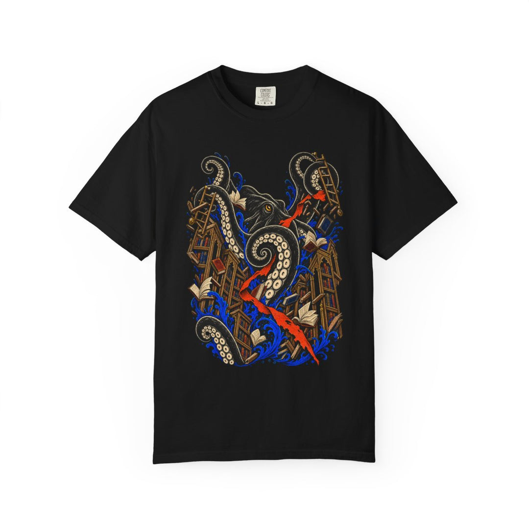 Library Leviathan Front Print Tee
