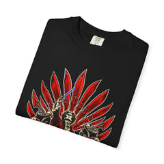 Orchestra of Knives Front Print Tee folded front print detail