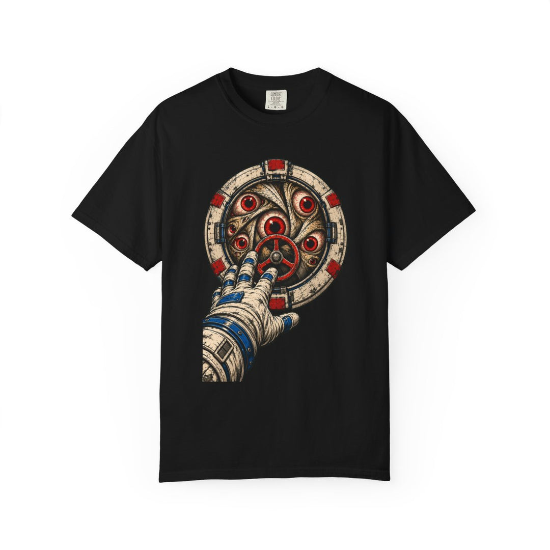 The Airlock Has Eyes Front Print Tee
