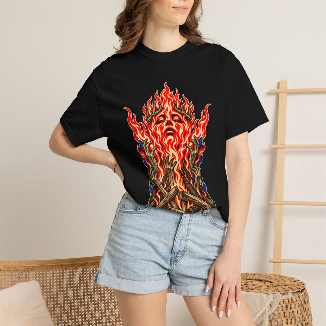 The Bonfire Chooses Front Print Tee