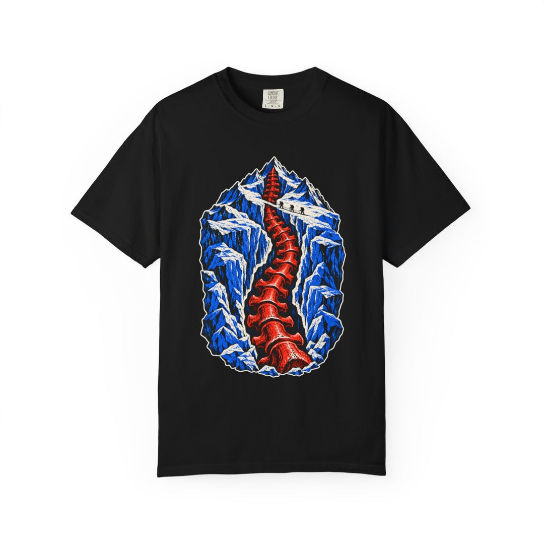 The Glacier Has a Spine Front Print Tee