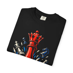 Queenfall Front Print Tee folded front print detail