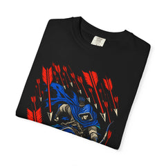 Arrowstorm Front Print Tee folded front print detail