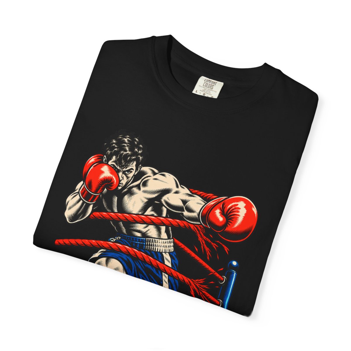 Rope Escape Front Print Tee folded front print detail