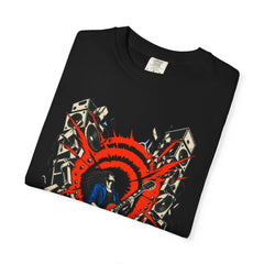Final Feedback Front Print Tee folded front print detail