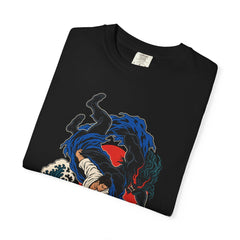Shadow Throw Front Print Tee folded front print detail