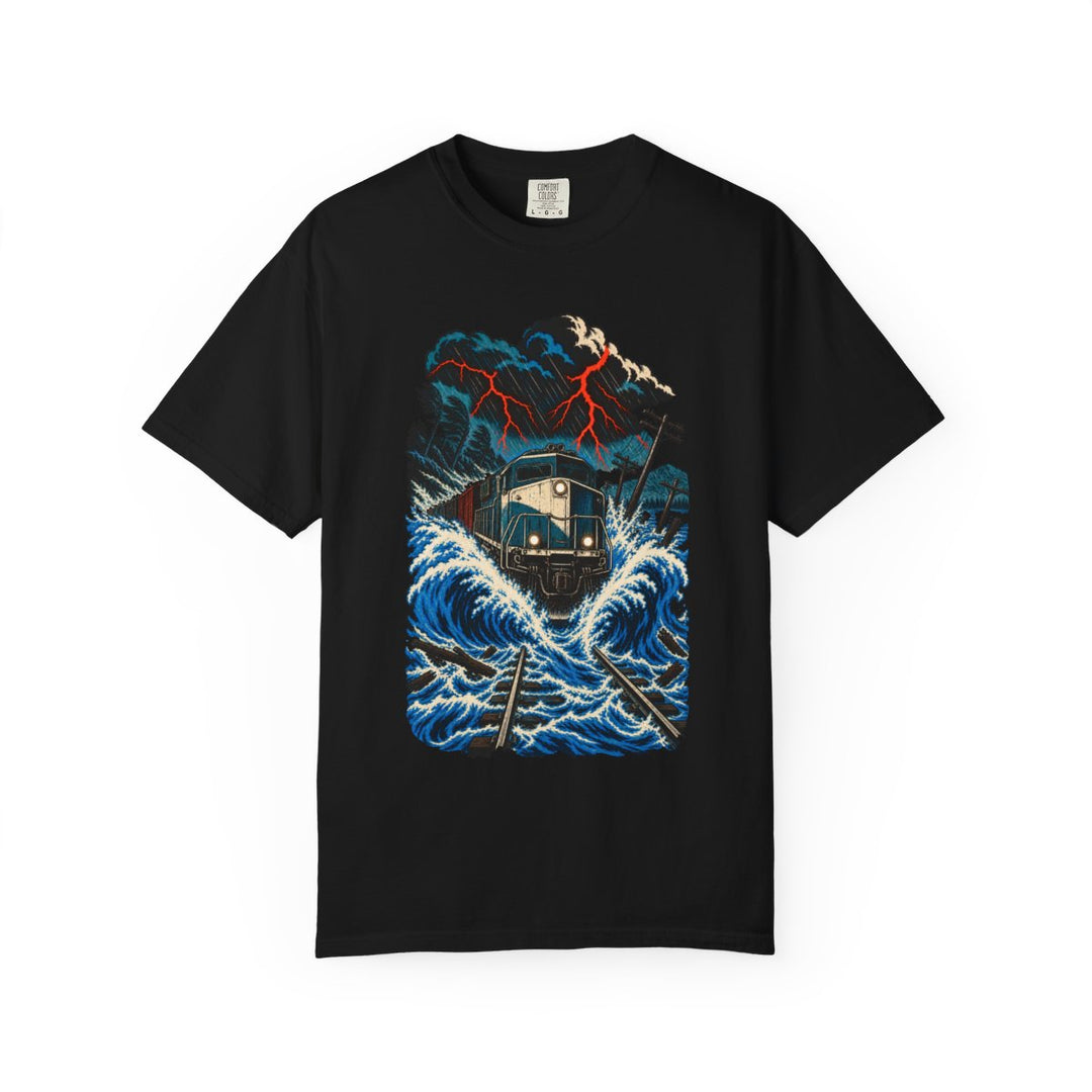 Flooded Mile Front Print Tee