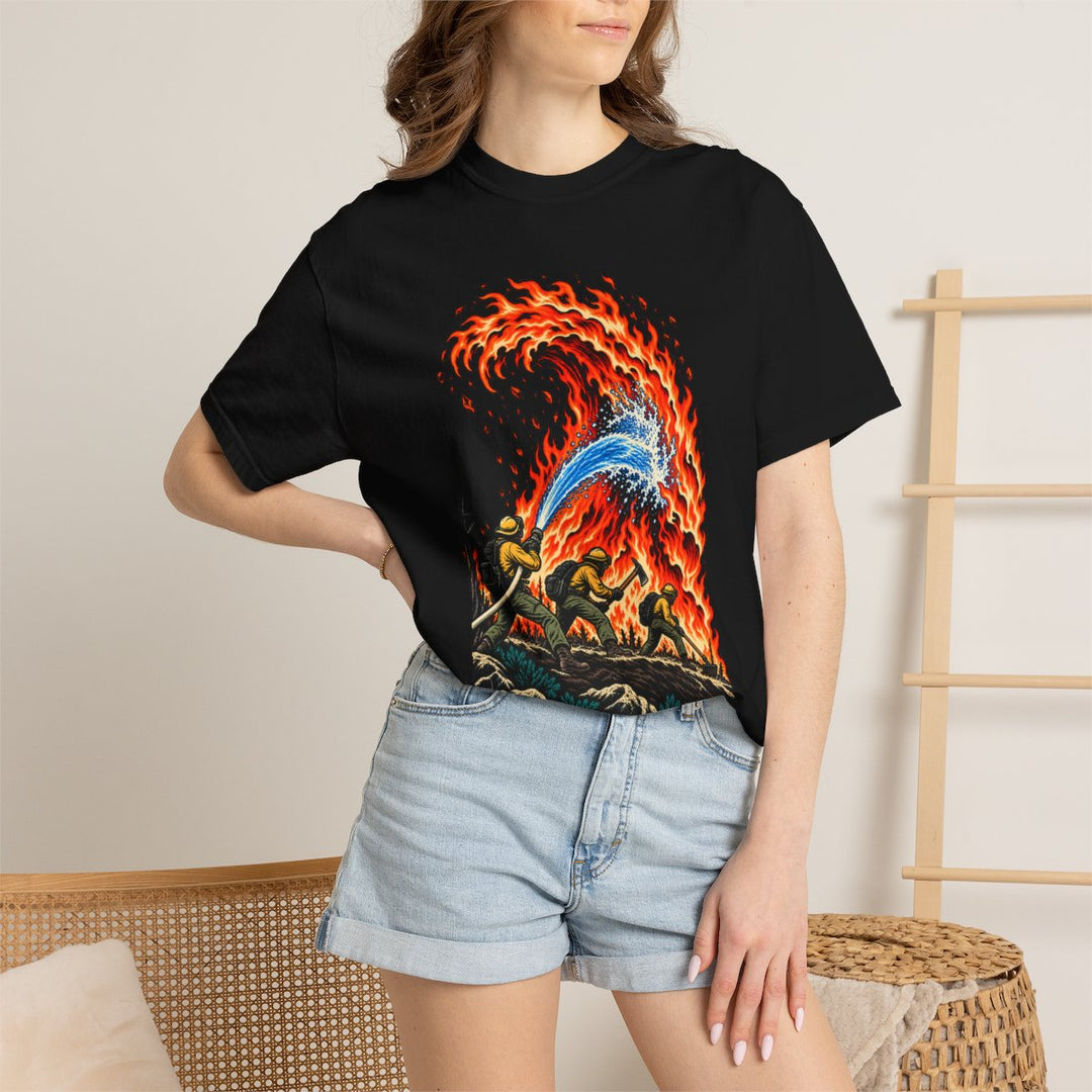 The Line Holds Front Print Tee