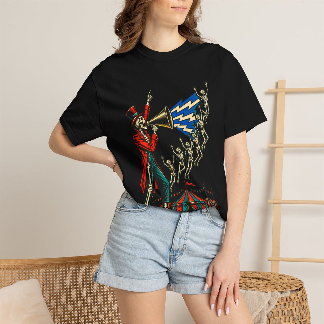 The Barker Wakes the Dead Front Print Tee