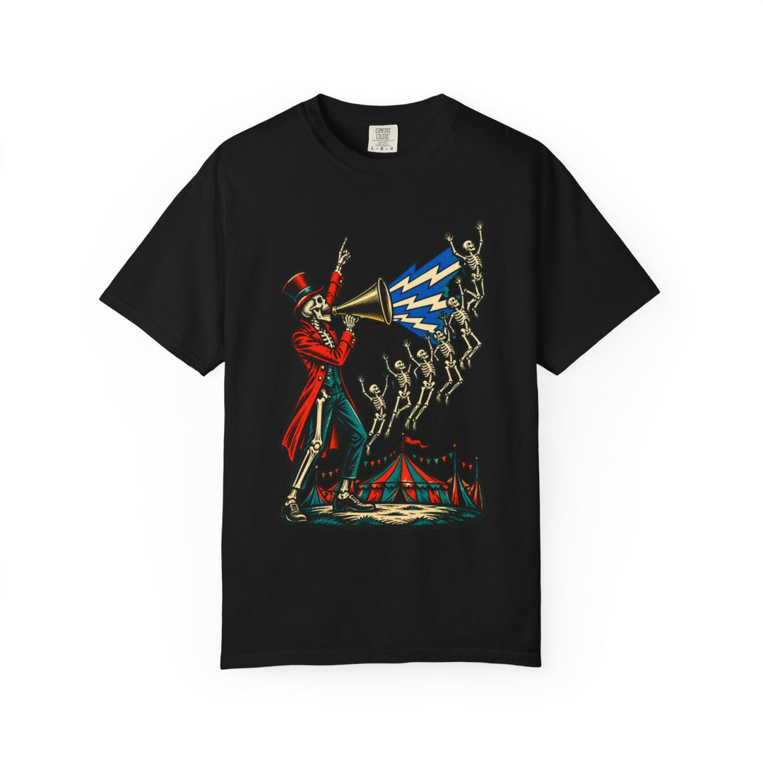 The Barker Wakes the Dead Front Print Tee