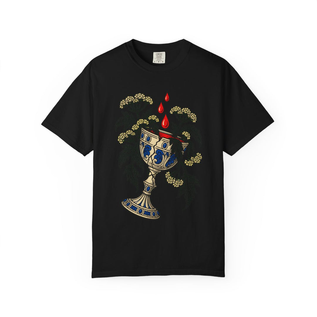 Hemlock Fills the Chalice Front Print Tee