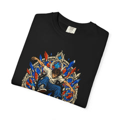 Kickflip Through Judgment Front Print Tee folded front print detail