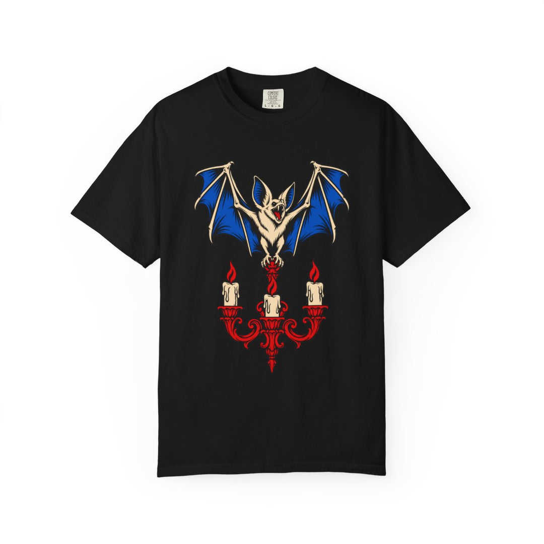 The Chandelier Takes Flight Front Print Tee