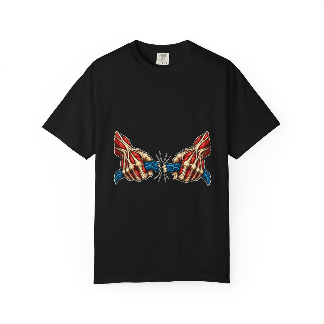 Hands Pull the Last Nerve Front Print Tee