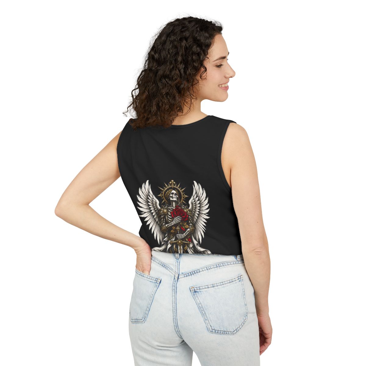 Fallen Saint Rose — Garment-Dyed Tank