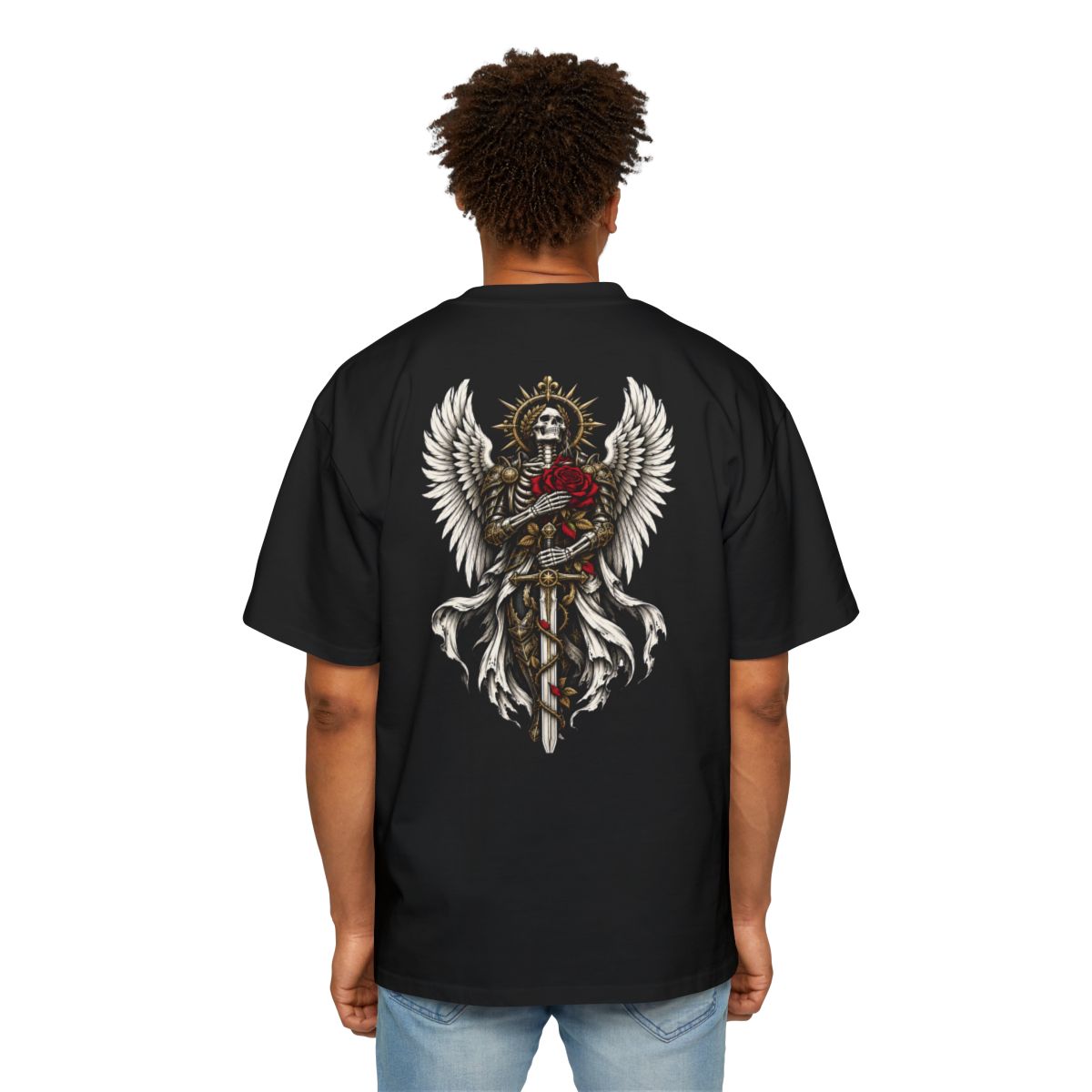 Fallen Saint Rose — Heavy Oversized Tee