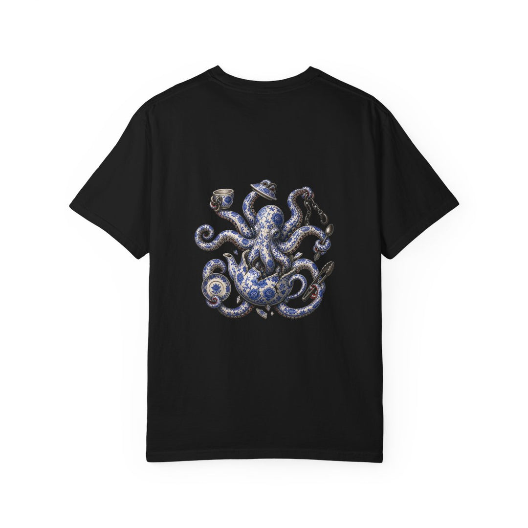 Octopus Tea Mutiny Back Print Tee