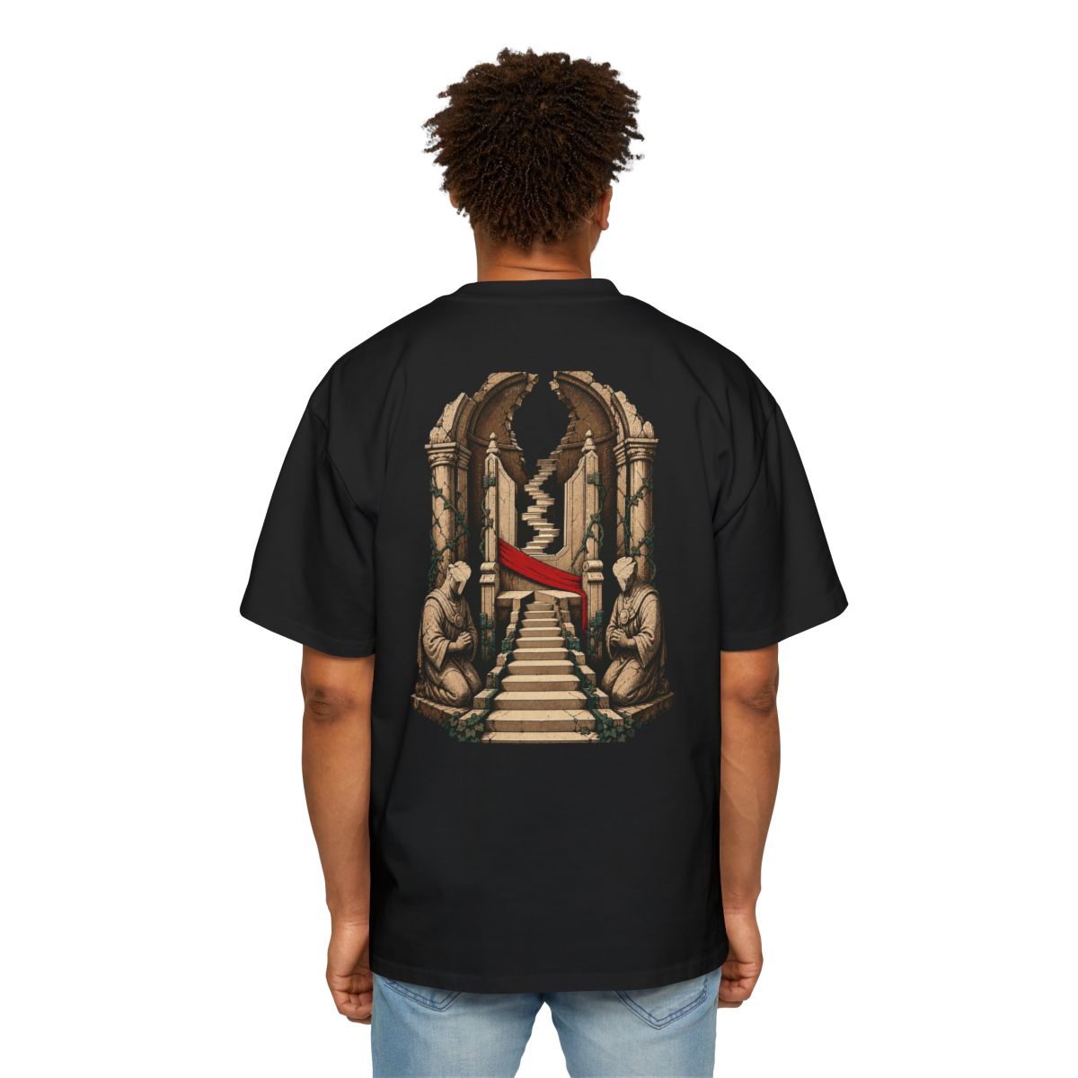 Throne of No One — Heavy Oversized Tee context