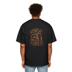 Throne of Twelve Labours — Heracles — styled Heavy Oversized Tee garment view 1